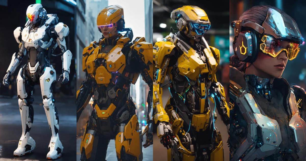 Lexica - Heavily augmented cyborg.