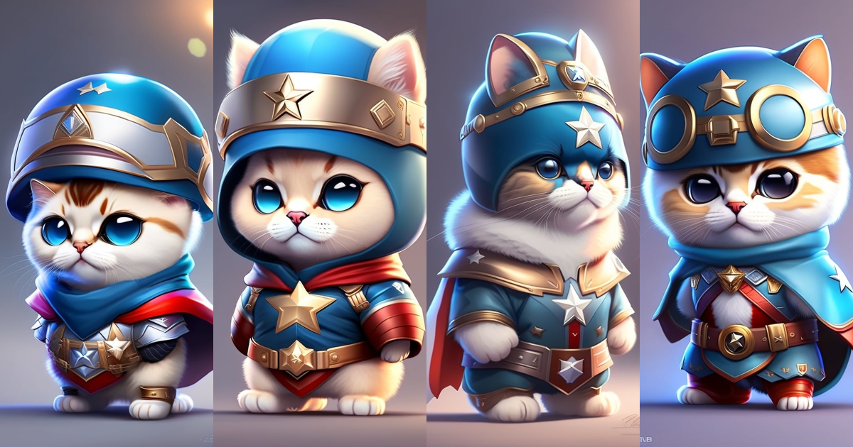 Lexica - Cute and adorable cartoon baby captain america, fantasy ...