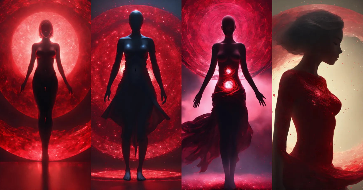Lexica - Drawing a female human full body dark silhouette no face with ...