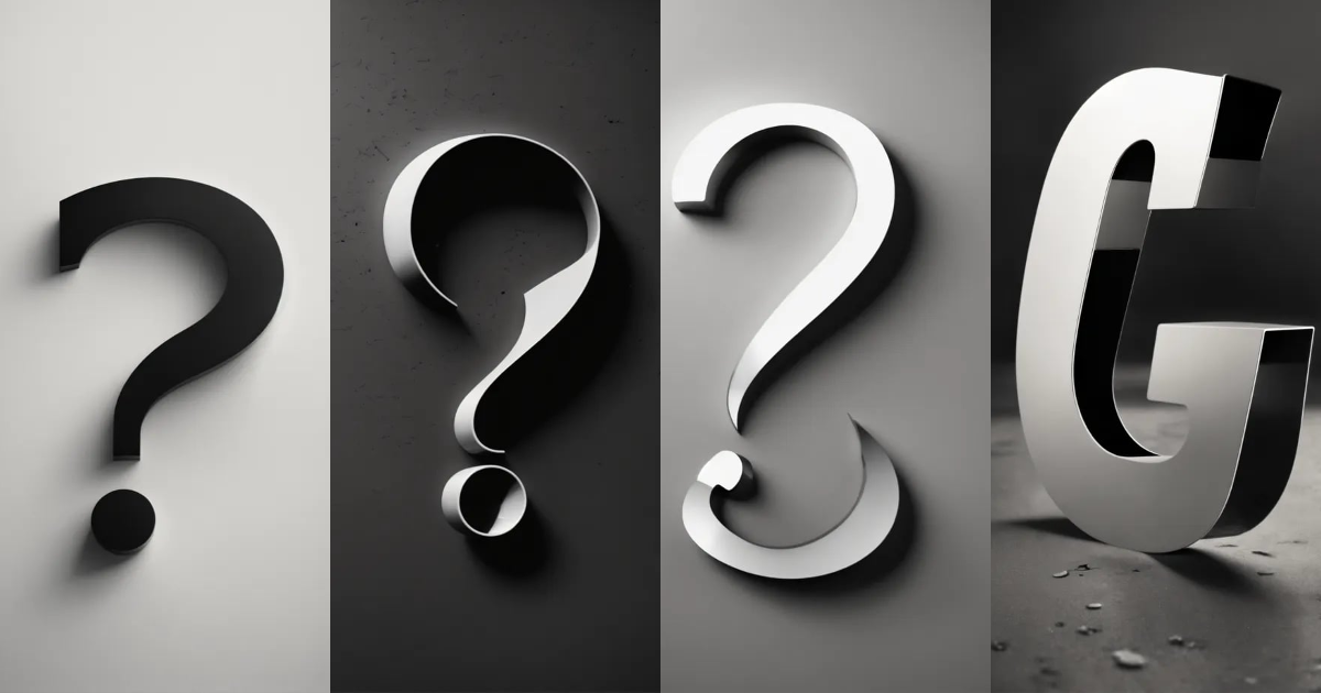 Lexica - Create a logo with a question mark, 8k, hyper realistic, in ...