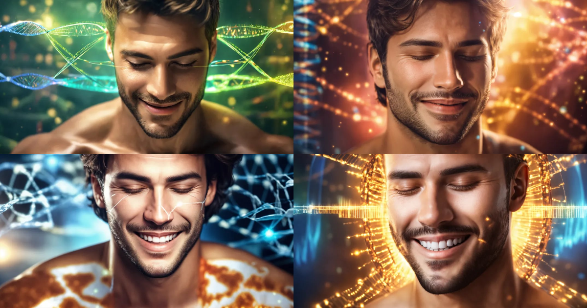 Lexica - Frequency healing, DNA strand fusing together after being ...