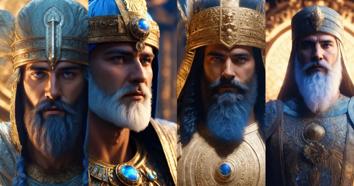 Lexica - SUMERIAN GOD ENLIL WEARS HIS DIVINE CLOTHES, HAIR AND BEARD ...