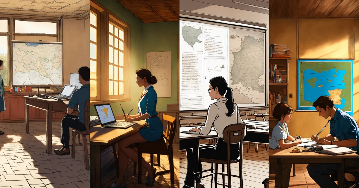 Lexica - Create a high resolution artwork of a young teacher, brunette ...