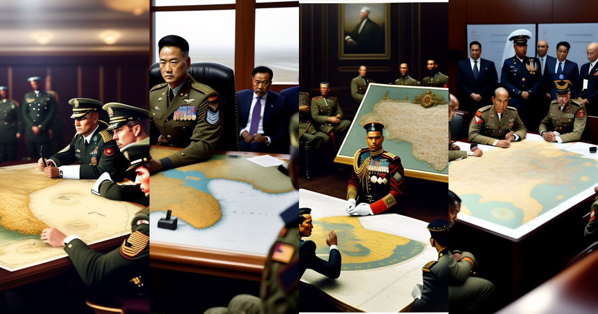 Lexica - A commander of a army sitting on a chair making decisions on a ...