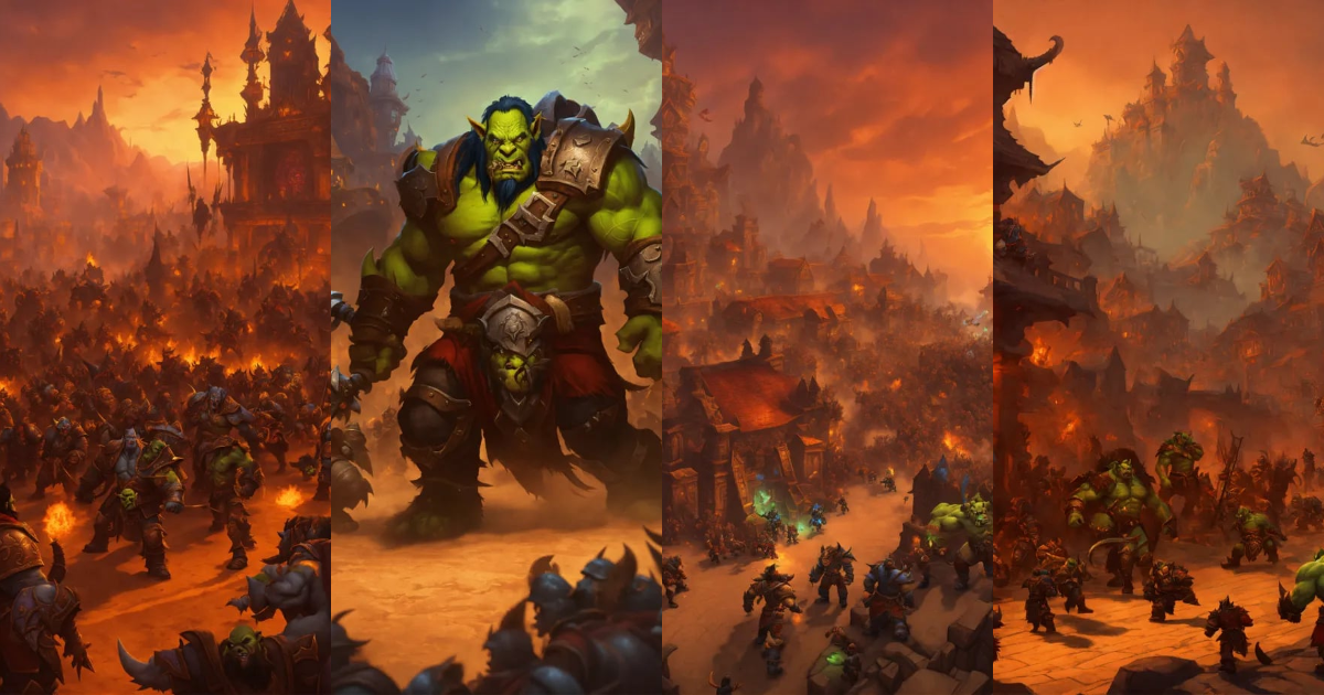 Lexica - World of Warcraft with orcs and Horde in Orgrimmar.