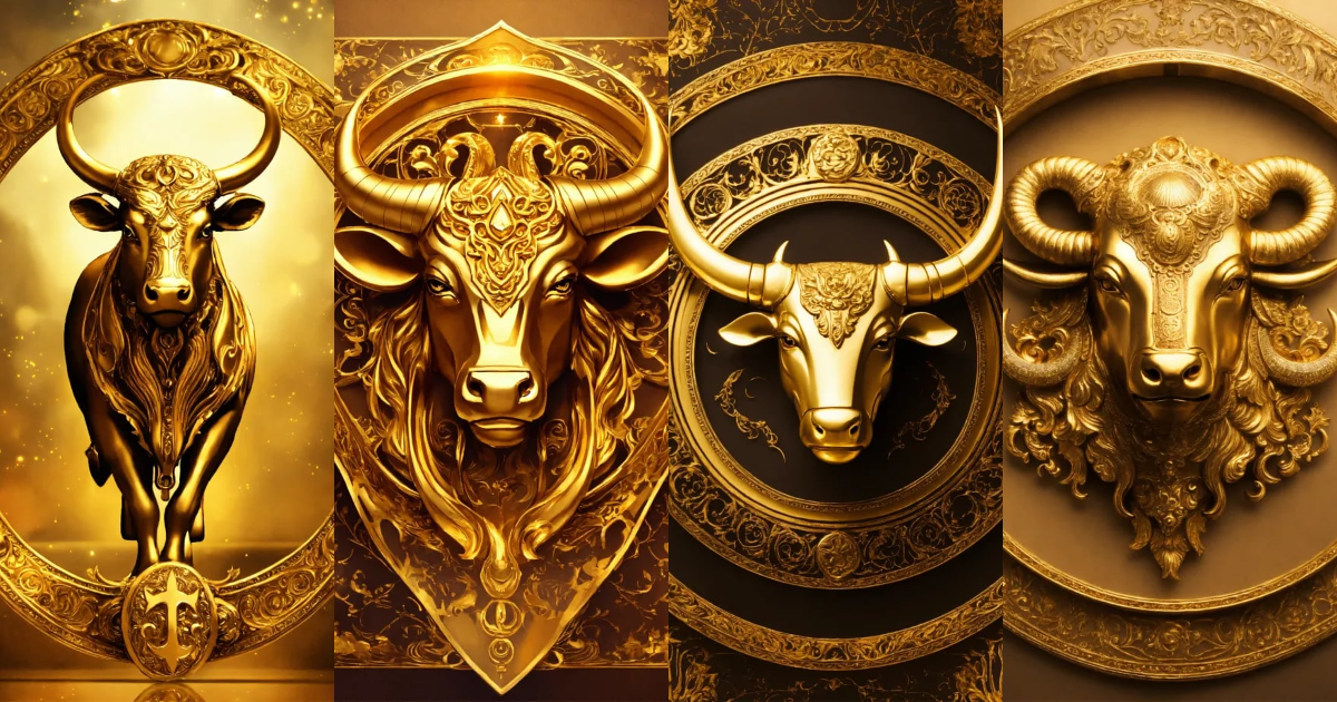 Lexica - Taurus SIGN IN GOLDEN COLOR