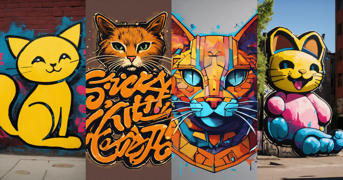 Lexica - Generate a logo in cursive graffiti art that says 