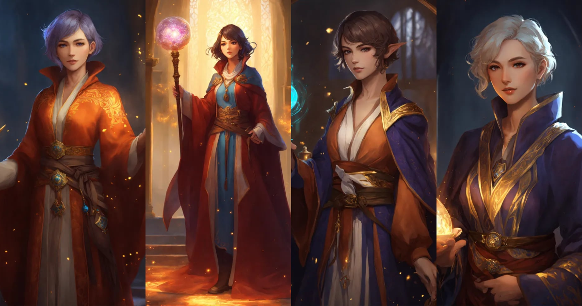 Lexica - Masterpiece, high fantasy, archmage, wizard, female, short ...
