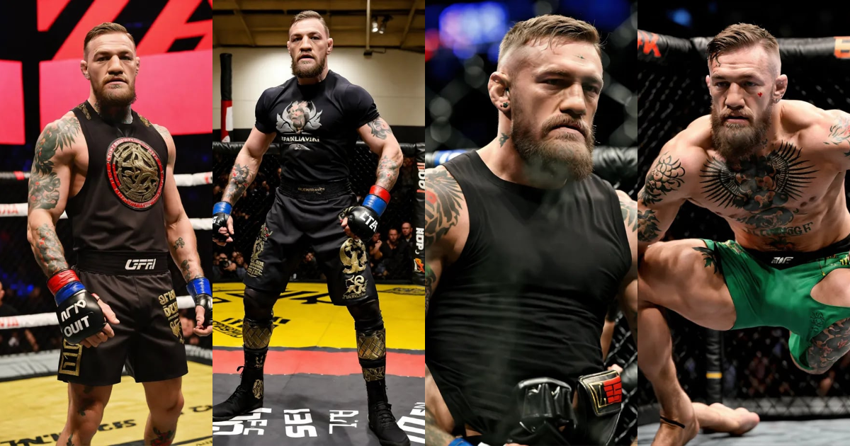 Lexica - Conor McGregor combattant de MMA avec sa tenue de combat à l ...