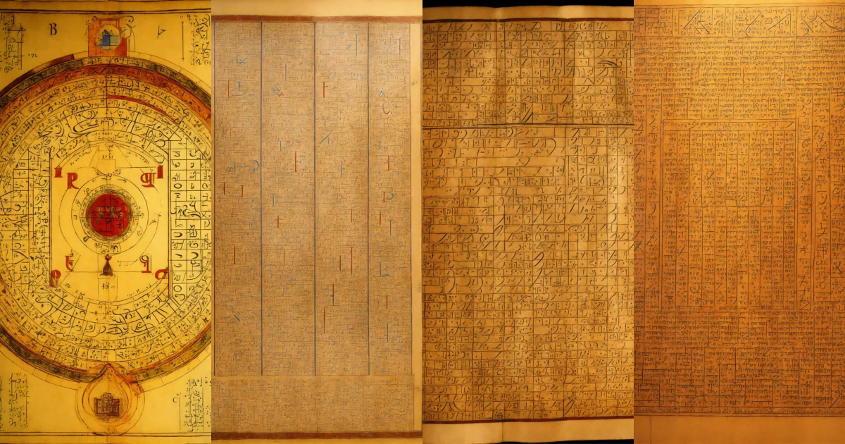 Lexica - Medievial gnosis like picture of hebrew alphabet micked with ...