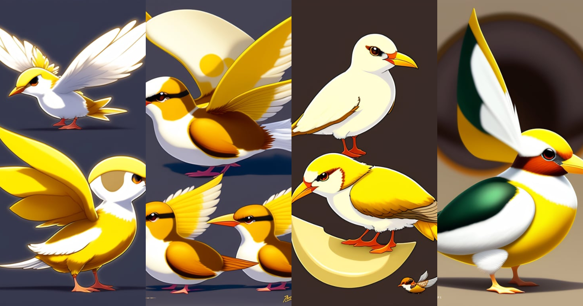 Lexica - Flying type Pokemon based on a tern seagull, first stage ...