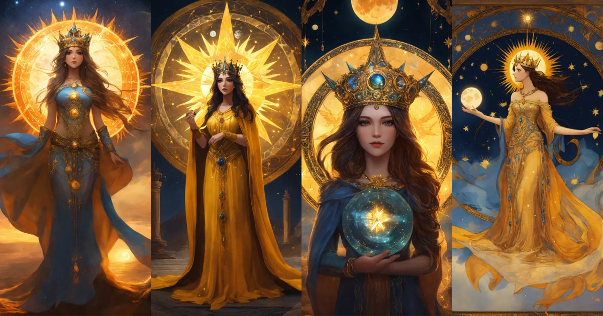 Lexica - A mysterious sorceress clothed with the sun, and the moon ...