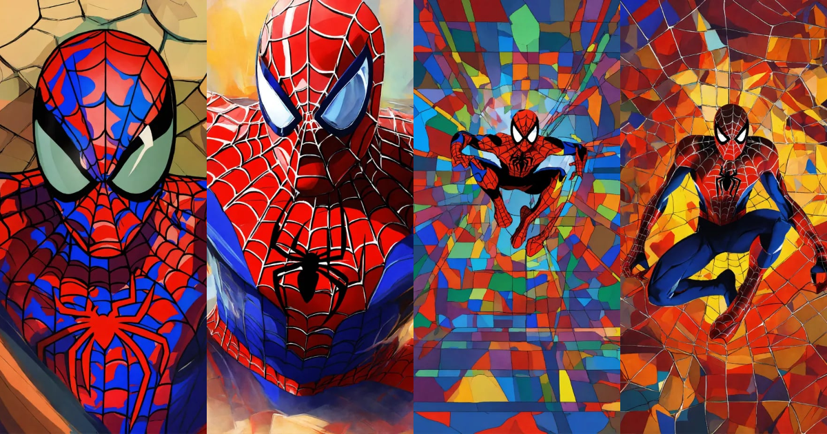 Lexica - Spiderman abstract