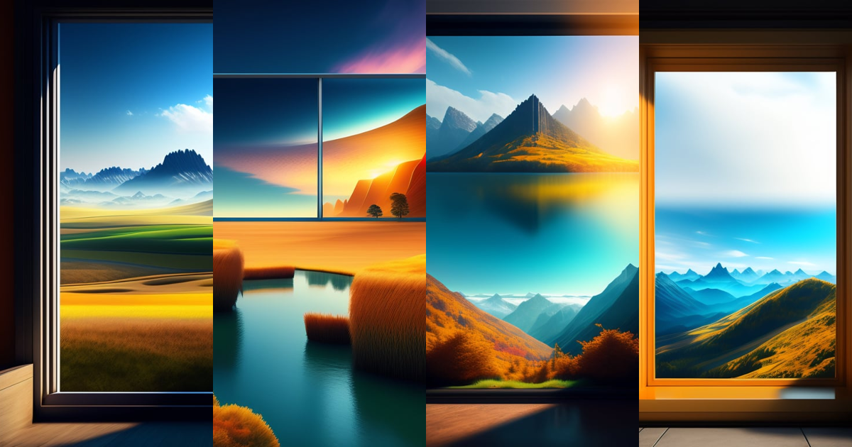 Lexica - Windows 2050 landscape