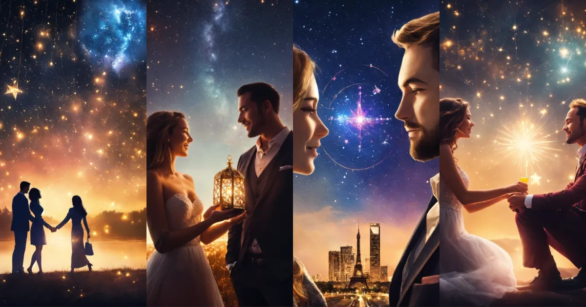 Lexica - Create an image of a man and a woman visualizing the concept ...