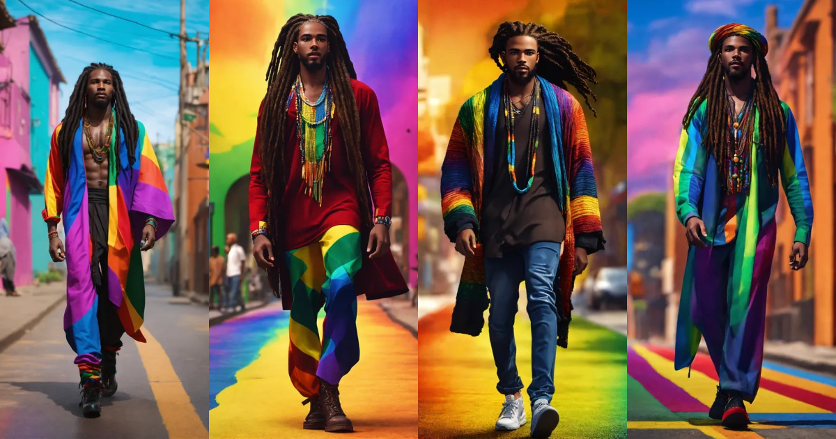 Lexica - Black man with the blackest skin on the color spectrum, his ...
