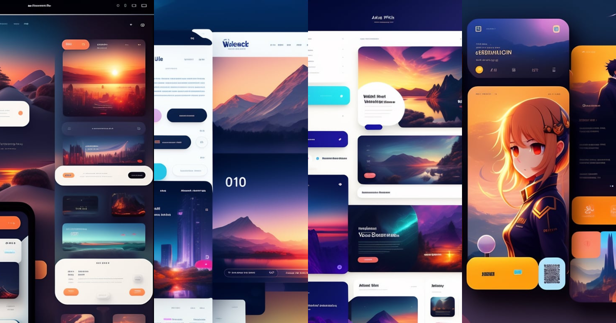 Lexica - Web ui anime art UX