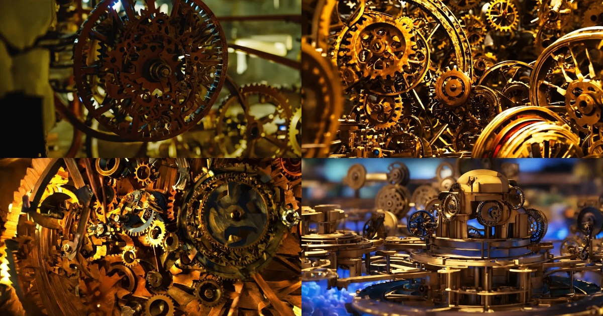 Lexica - Cog wheels turning chaos