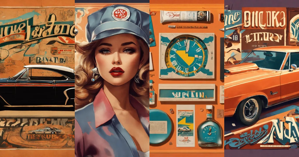 Lexica Pinups Model Uap Collage Of Letters Future Nostalgic