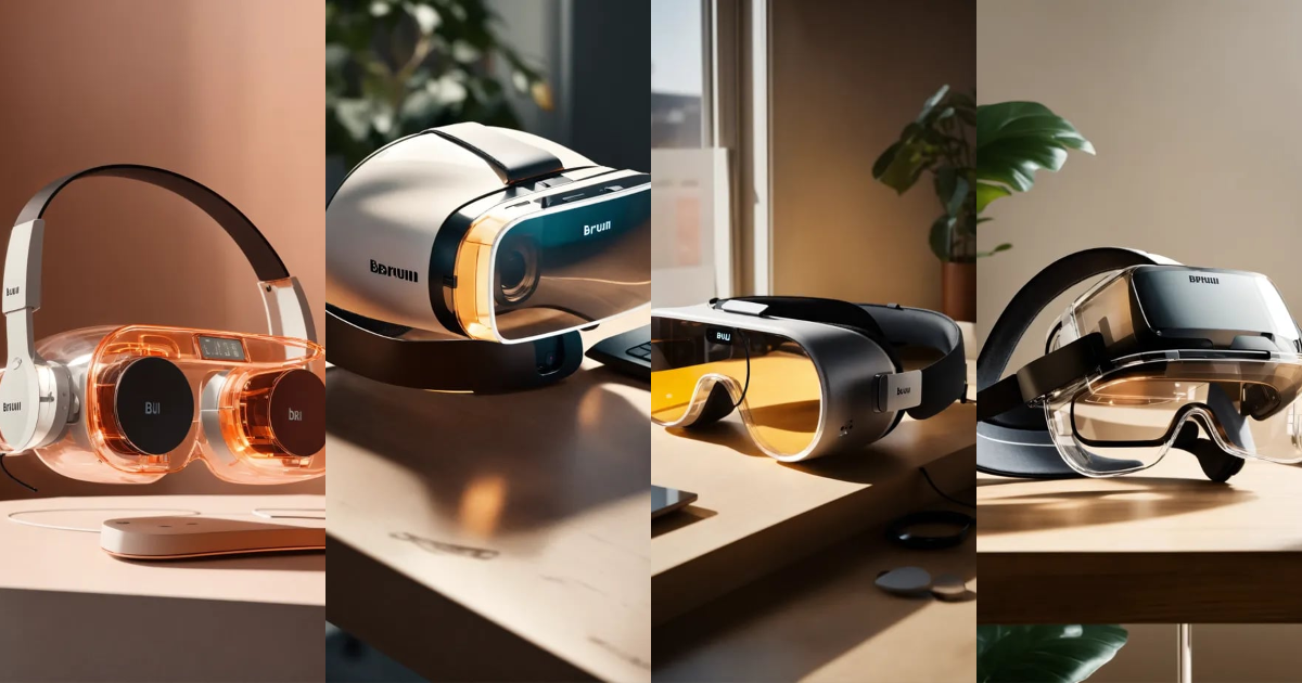 Lexica - A stunning, minimalist, thin, translucent glass VR headset ...