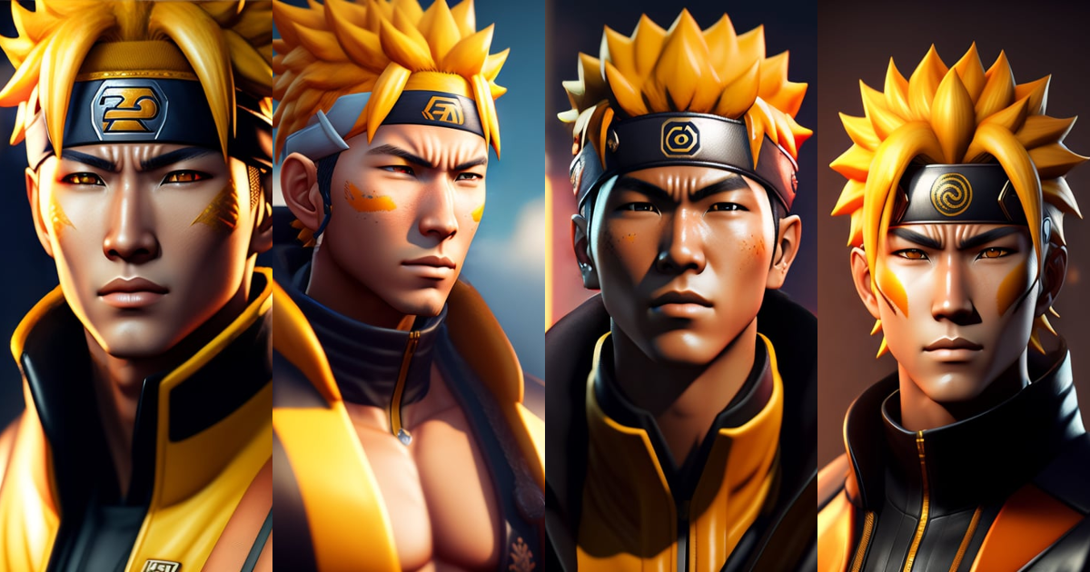 ArtStation - Naruto 28 REMASTER Colorized