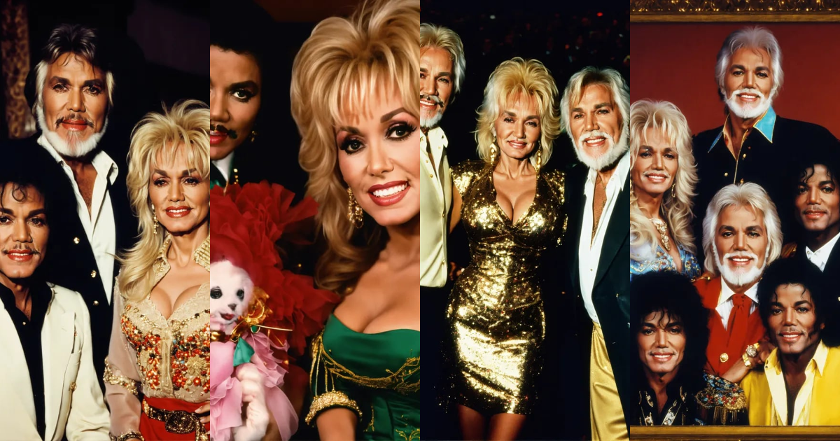 Lexica - Dolly parton, kenny rogers and michael jackson