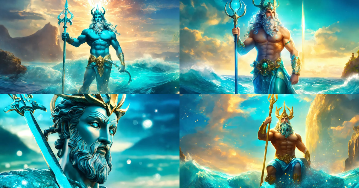 Lexica - God of the sea with his trident, Neptune God, Poseidon God, he ...