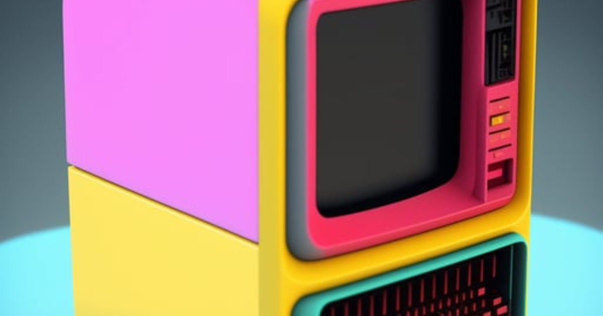 Lexica - 3D pixel retro tiny cute Macintosh computer render. Minimal ...