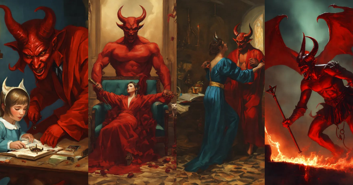 Lexica - The devil manipulating someone
