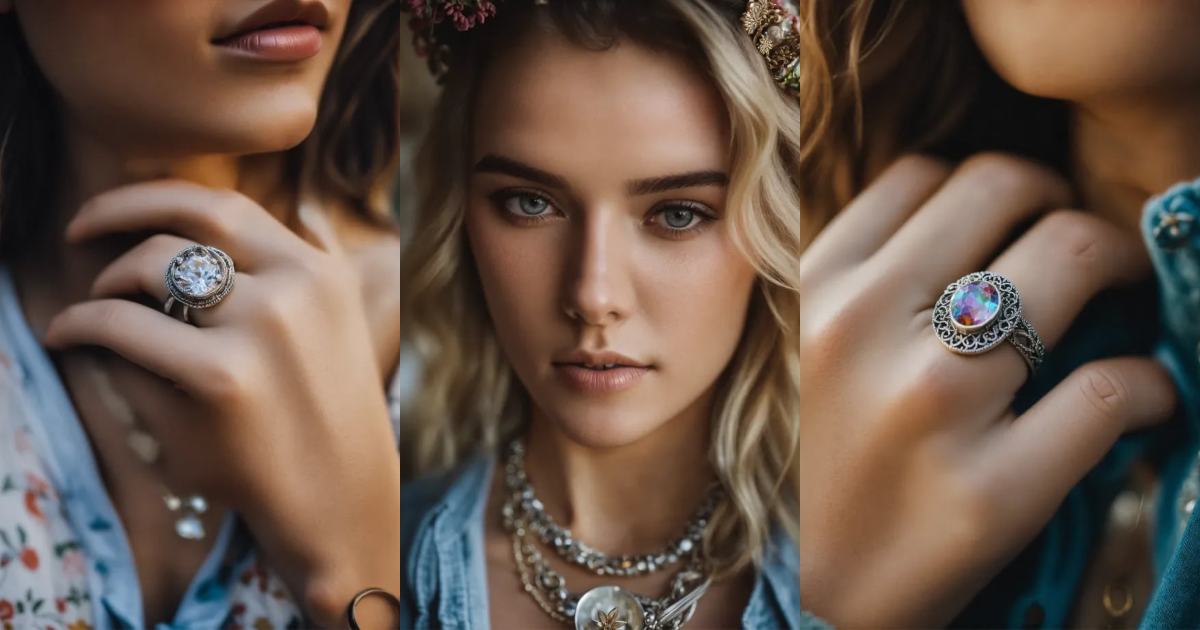 Lexica - Details and close-up of intricate focus ring, Alternative ...