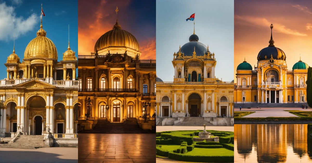 Lexica - A beautiful royal palace with a dome