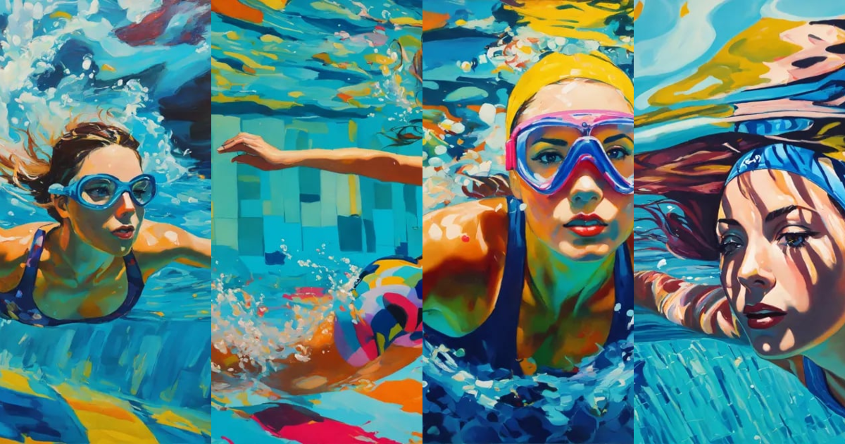 Lexica - Artistic creation of pop art style painter Maud Ovize, oil ...