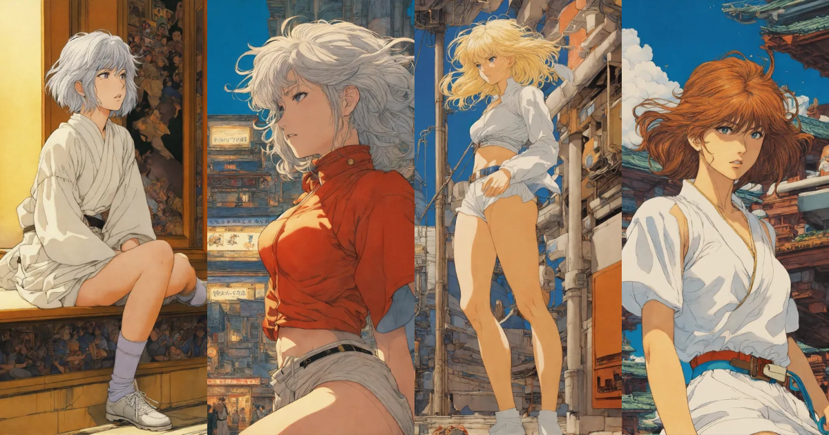 Lexica - Body shot, dynamic pose, Hyper detailed manga anime cel Art ...