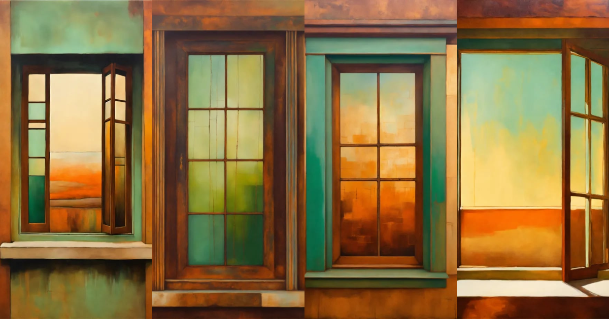 Lexica - Abstract and minimalist oil painting of a beautiful, simple ...