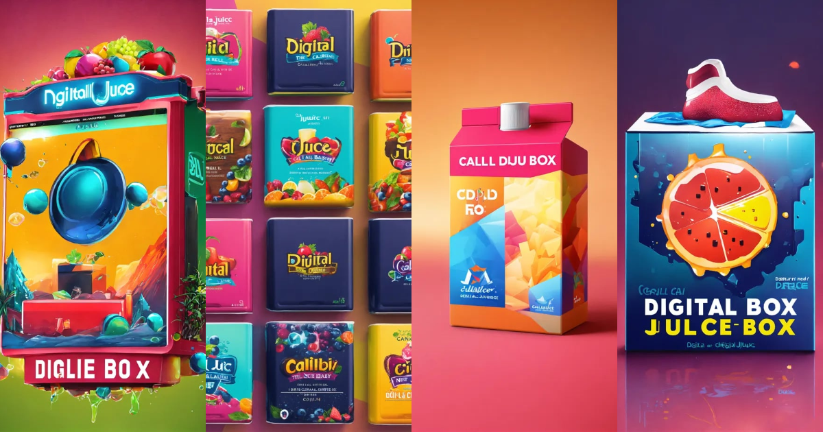 Lexica I need a logo for my company call digital juice box