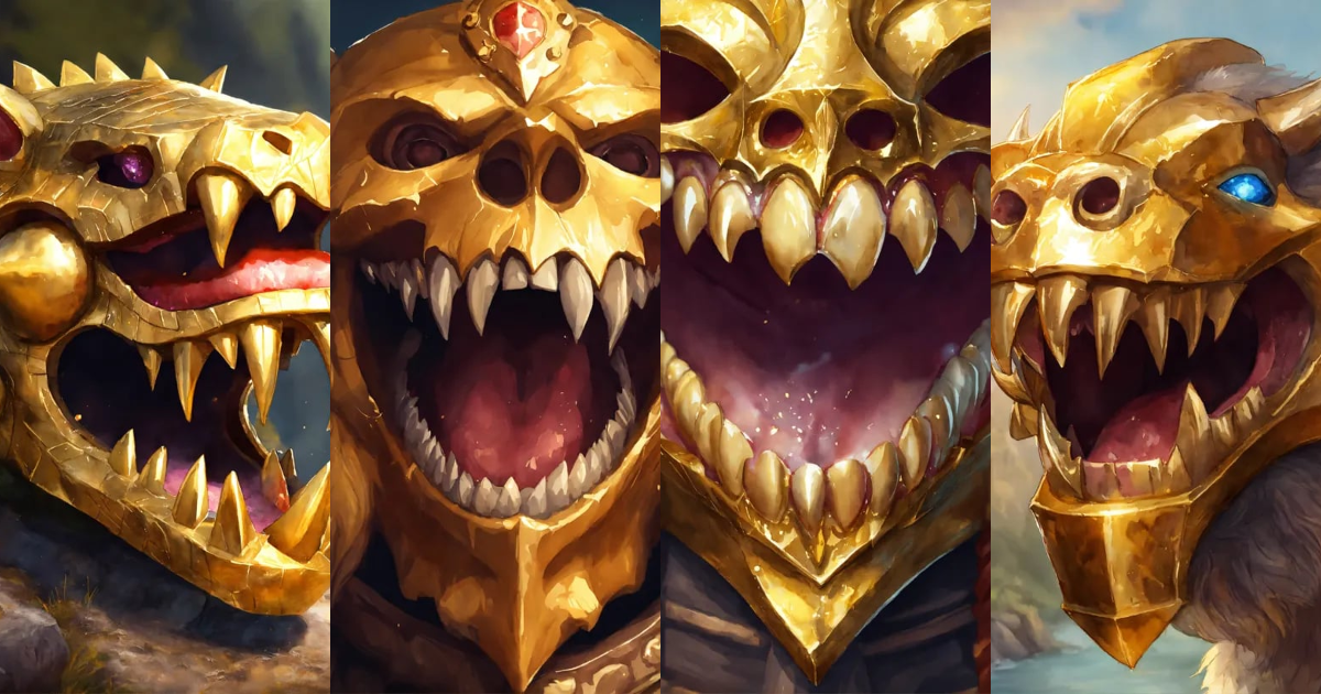 Lexica - Gold tooth, fantasy medieval, game icon, fantasy style ...