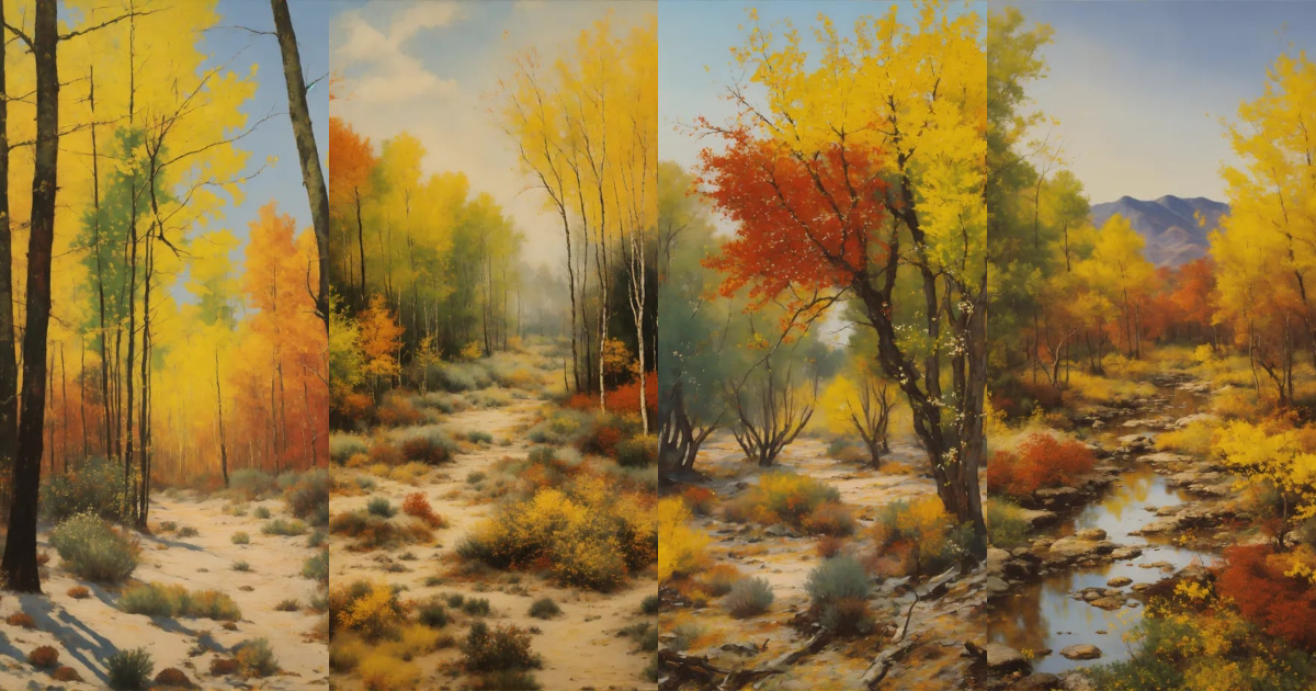Lexica - The Four Seasons flud forest (winter, spring, summer, and ...