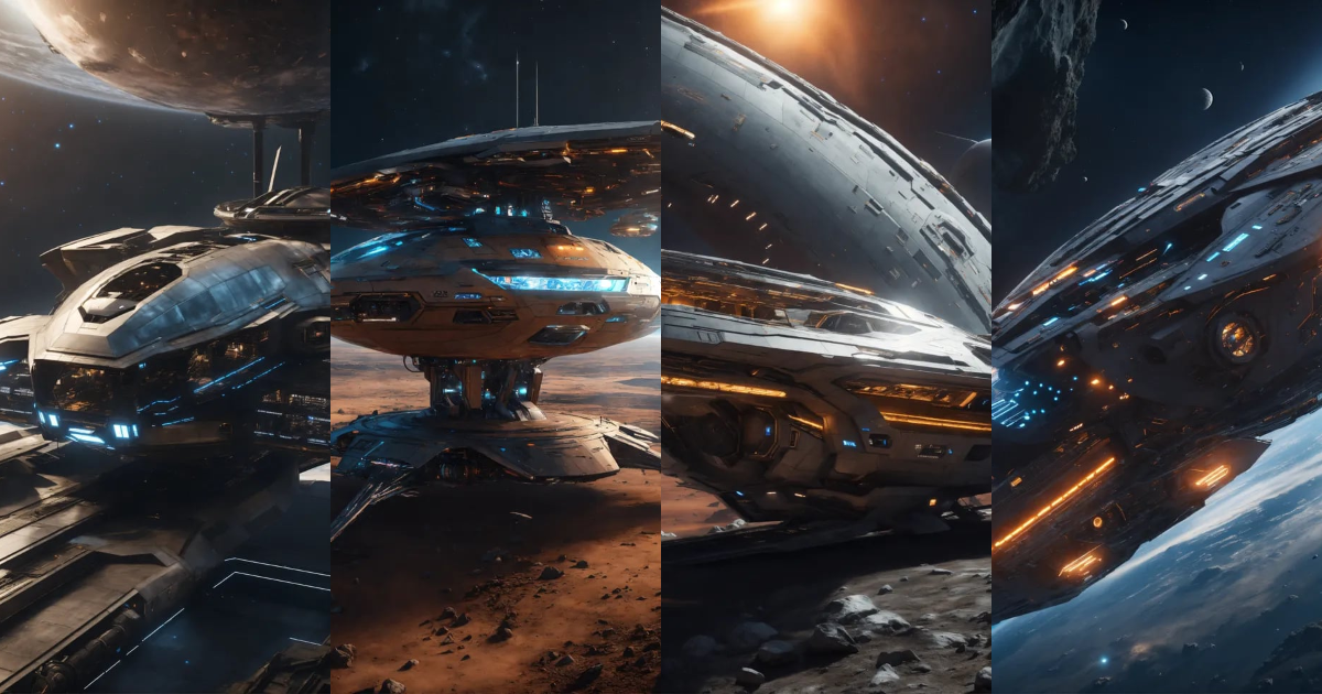 Lexica - Ultra Futuristic Design Starship Designed By 8k Resolution ...