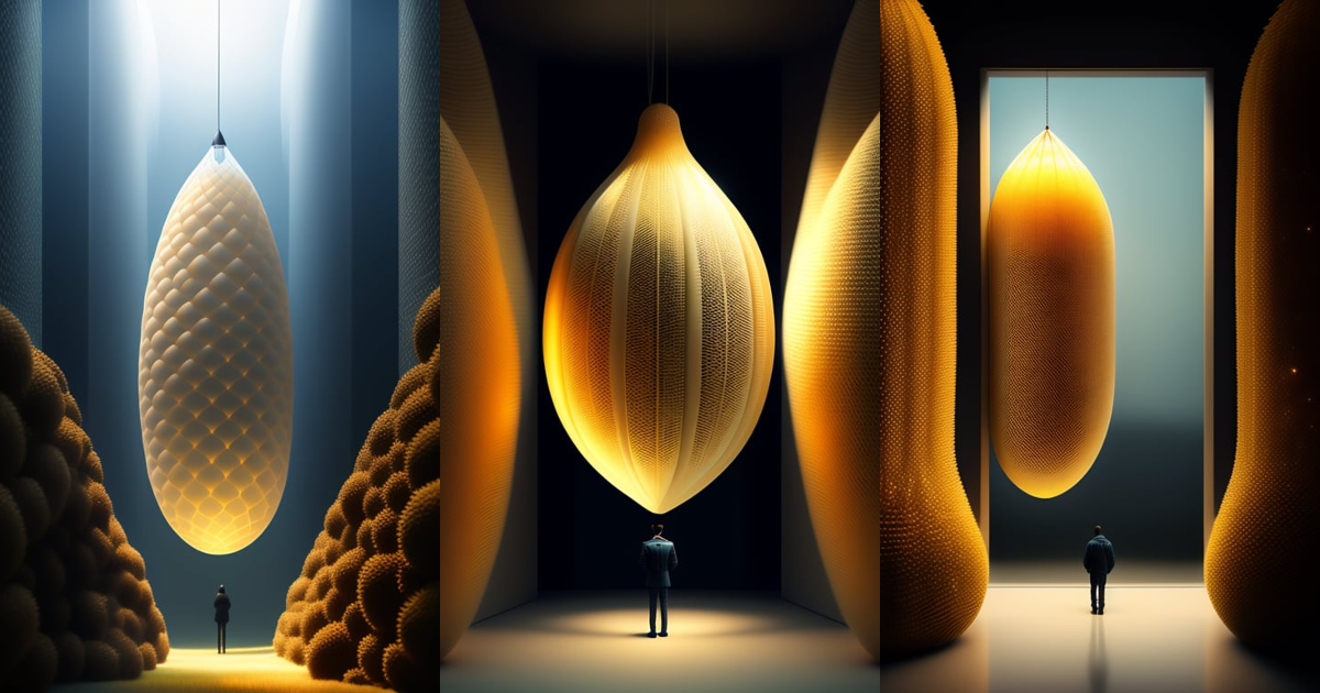 Lexica - Many small cocoon matrix arrangement; The cocoon is fuzzy; A ...