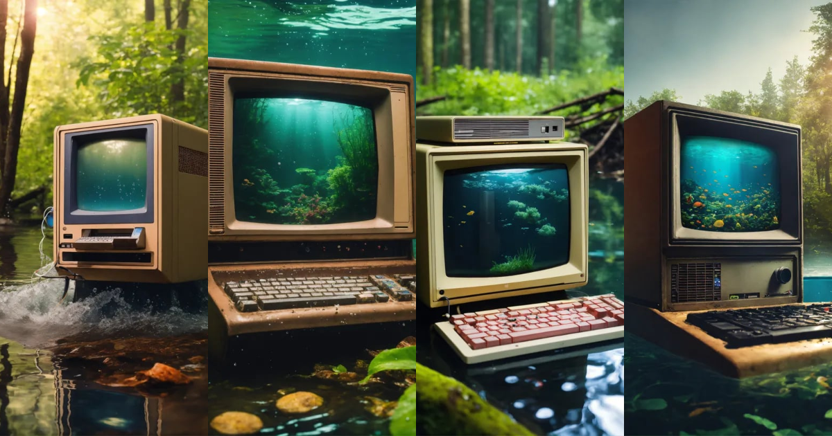 Lexica - Realistic professional photography of a Retro macintosh ...