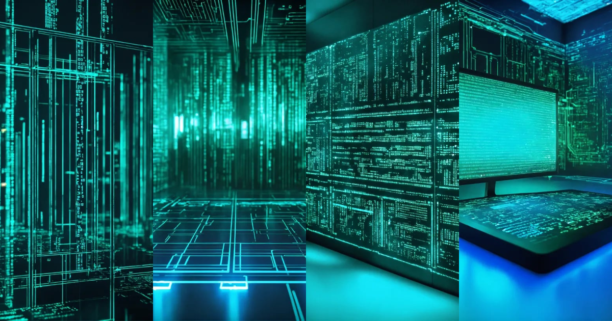 Lexica - Ultra realistic в взphoto of a very high tech 3d software code ...
