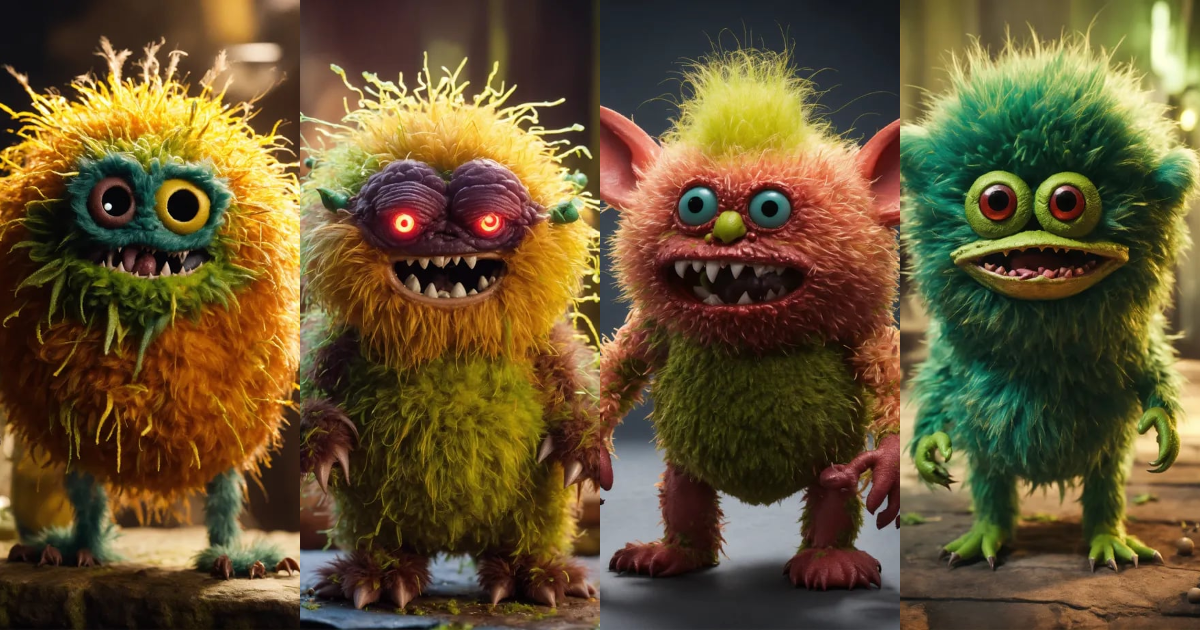 Lexica - CGI! germ monster character. Highly detailed. Scary but ...