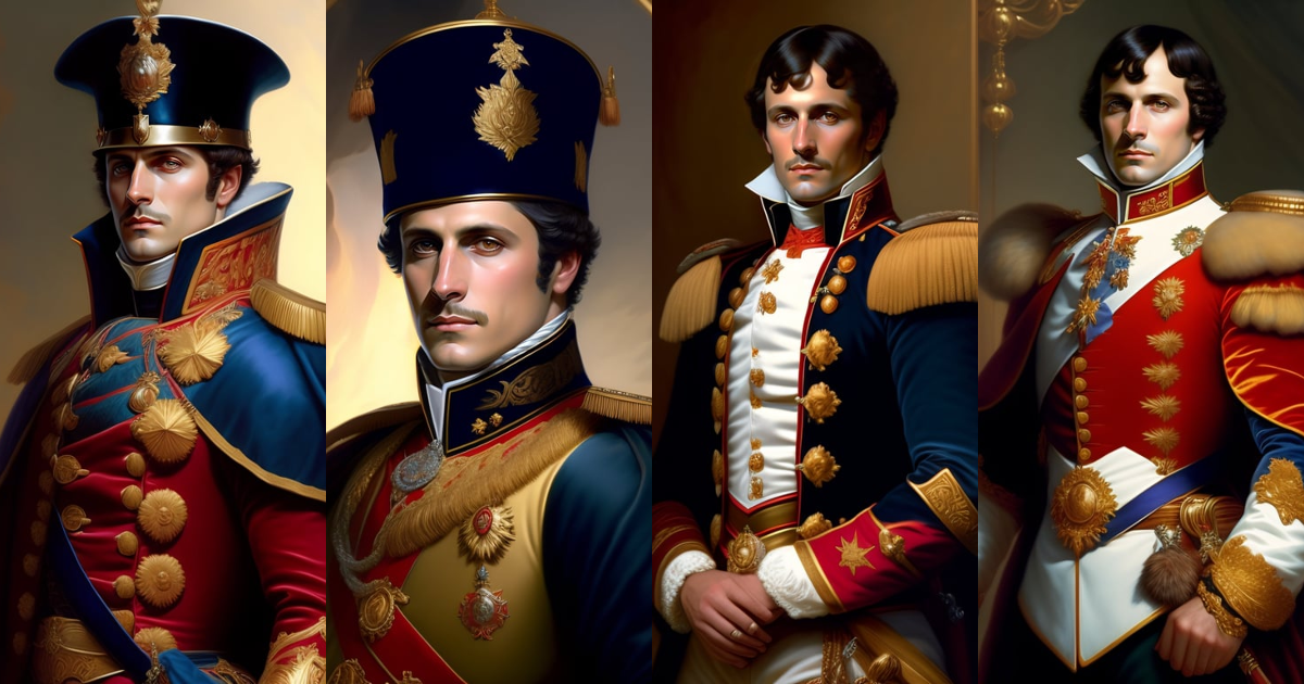 Lexica - Napoleon Bonaparte as a fantasy D&D character, portrait art by ...
