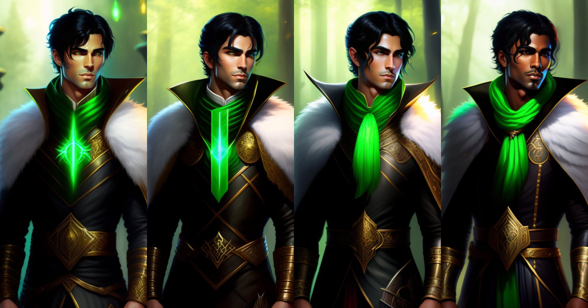 Lexica - Magic the gathering, Planeswalker, Black hair, Black and green ...