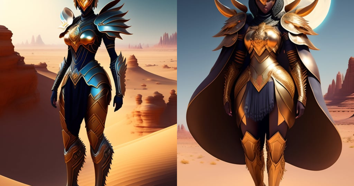 Lexica - An artistic full body of a standing insect humanoid warrior ...
