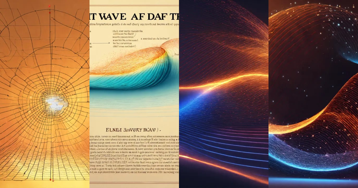 Lexica - Create an illustration of light wave as a particle. a diagram.