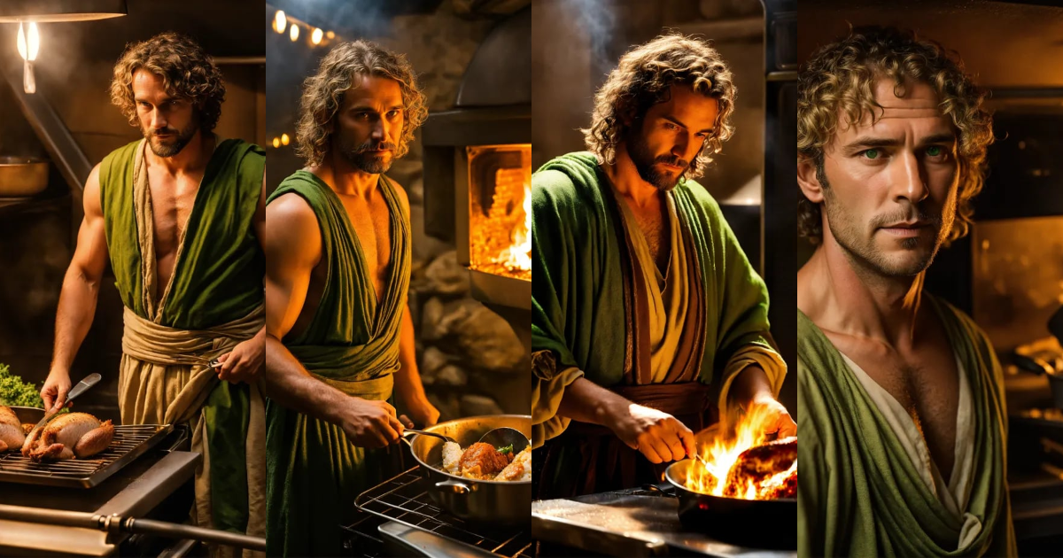 Lexica - A photographic full body image of a thin and wiry male hobbit ...