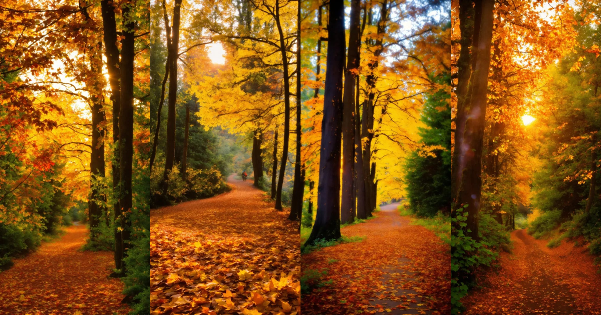Lexica - Pre's Trail, Eugene Oregon, the Fall season, falling leaves ...