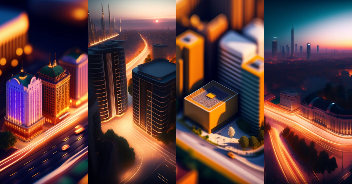 Lexica - Isometric bucharest city, volumetrics, 3d render, octane ...