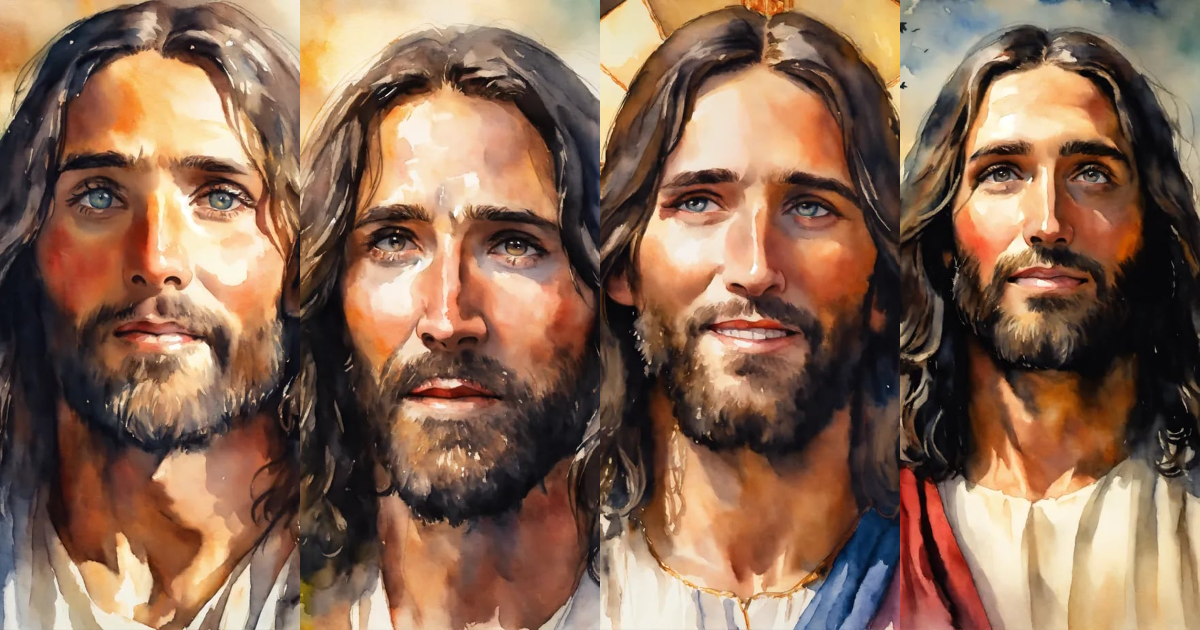 Lexica - Jesus Christ, extremely detailed face with crow's feet ...